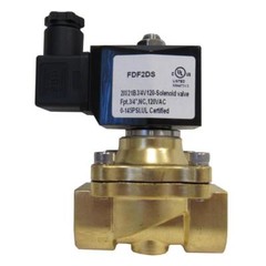 NEW PRM 3/4 INCH NPT SOLENOID VALVE 120VAC BRASS VITON SEALS NORMALLY CLOSED NIB