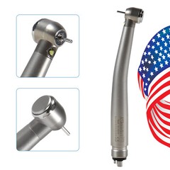 Dental LED E-Generator Fiber Optic High Speed Handpiece 4 Hole NSK Style