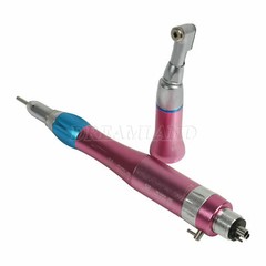 Dental NSK Style Slow Speed Contra Angle Straight Air Motor 4H Handpiece Kit E-L