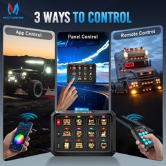 P1Y APP Wireless Remote Switch Panel Toggle Strobe Circuit Relay Control System