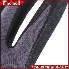 Findmall 6 Pairs L-Size Work Gloves MicroFoam Nitrile Coated Knit Nylon Gloves