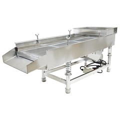 1.5mm Stainless Steel Linear Vibrating Screen Single Layer Sifter Shaker 110V