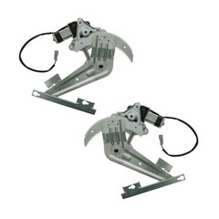 Power Window Regulator Rear Door w/Motor Set Left & Right WRA50471