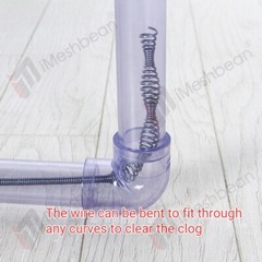 50 Ft Drain Auger Plumbing Snake Clog Cable 1/2 In.Sewer Pipe Cleaner Durable NW