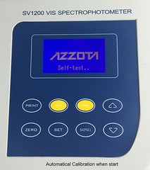 Azzota ® SV-1200, Digital 4nm Visible Spectrophotometer
