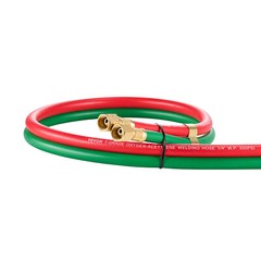 Oxygen Acetylene Hose 1/4-Inch x 15FT T Grade Hose 300PSI Max Working Pressure
