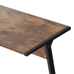 58″ L-Shaped Computer Desk Reversible MDF Corner Gaming Desk Writing Workstation