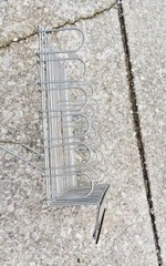 Vintage General Store Wire Retail Display Shelf Freestanding / Wall Mount