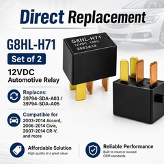 Relay G8HL-H71 Set of 2, 39794-SDA-A03 39794-SDA-A05 12VDC Automotive Relay -…