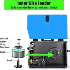 Gas and Gasless 200A 110V/220V Multiprocess MIG Welder – 4-In-1 Welding Machine