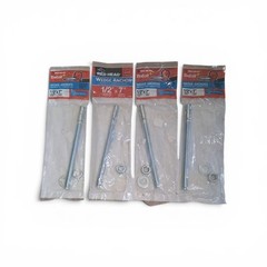 Lot of 4 Red Head Wedge Anchor 1/2 in. x 7 in – 50098