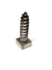 (50) 3/8 X 1-1/2 Square Head Lag Bolt Plain Steel Screw Rustic 3/8×1.5” 9/16 SQ