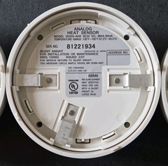 SILENT KNIGHT SD505-AHS ADDRESSABLE HEAT DETECTOR – BRAND NEW – 3 AVAILABLE