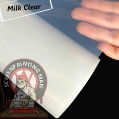17″ x 100FT Waterproof Inkjet Milky Transparency Film for Silk Screen Printing