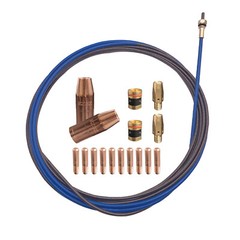17pcs .035″ kit MIG Welding Contact Tips Diffuser Nozzle Liner for Miller M25/40