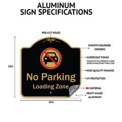 Designer Series – Buyer Parking Only Heavy Gauge Aluminum Architectural Sign