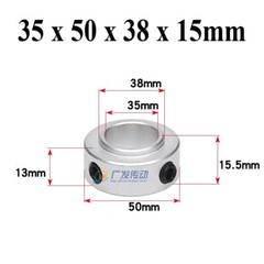 Double/Single Split Shaft Collar Clamp-On Collars With Set Screw SOH SRH SCH SSH
