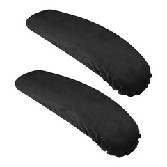QfwdfcTrenz 1 Pair Office Chair Arm Covers Nylon Armrest Cover Black