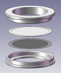 47mm Filter Cassette For Air Particulate Samplers, With Transport Can