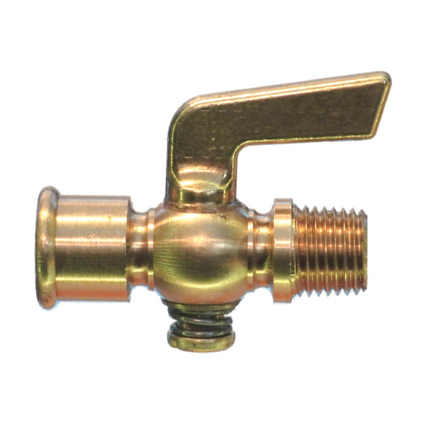 Brass Drain Pet Cock Valve Hit Miss Gas Oil Fuel Engine Motor 1/2 inch NPT AC48A