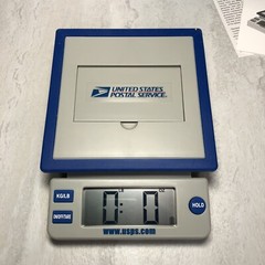 United States Postal Service 5 LB Desktop Postal Scale 2008 BATTERY POWER TESTED