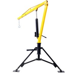 Hydraulic Receiver Hitch Crane 1000lb Cap Swivel 24-78in Lift Range