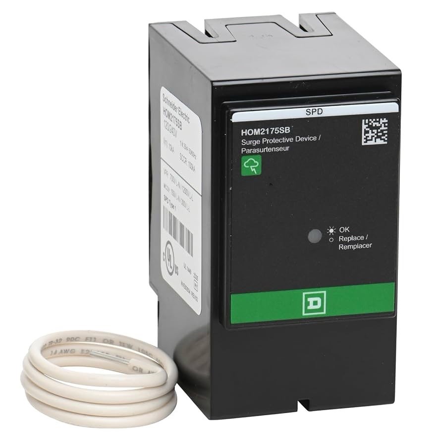 25kA 2-Pole Whole Home Surge Protection Device for Square D Homeline Load