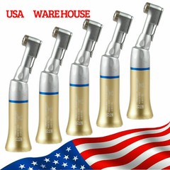 5*NSK Style Dental Low Speed Contra Angle Latch 2.35mm burs E-type GOLD good