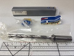 Iscar .413″ Coolant Thru Indexable Drill 5/8″ Shank DCN 0413-496-063R-12D
