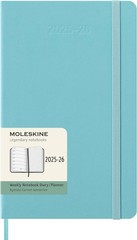 Classic 18 Month 2025-2026 Weekly Planner, Hard Cover, Large (5″ x 8.25″), Aq…