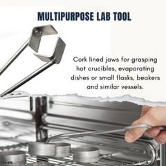 10″ Crucible Tongs For Melting Casting Gold Silver Copper, STAINLESS-STEEL CE