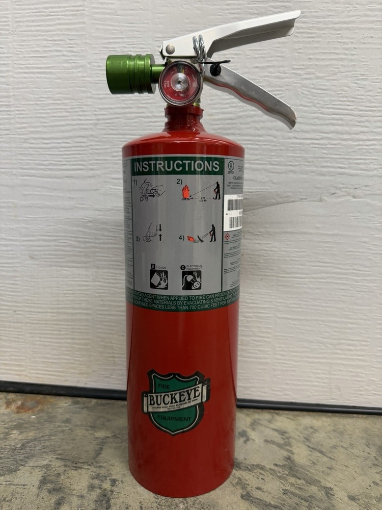 Buckeye 5 Pound 5F SA Halotron I Fire Extinguishe