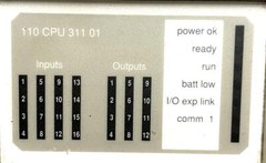 Modicon AEG 1100CPU31101 Micro CPU Controller Module 115V 50/60HZ .3A