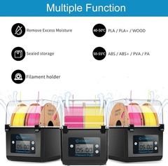 Transparent 3D Filament Storage Box – Optimal Drying for PLA and ABS Materials