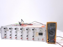 PCB Piezotronics 494A06 Test Panel Galvanometer 6 channel ICP Sensors 400.0 Hz