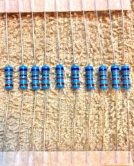 10 x 1 MEG ohm 1/2 watt 1% metal film resistors USA SELLER