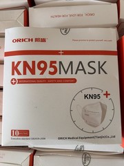 PRICE DROP – ORICH KN95 –1500 Masks (150 Boxes) – NEW. Great For Painters