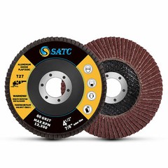 50PCS 4.5 x7/8″ Flap Disc 4-1/2 60 Grit Angle Grinder Sanding Grinding Wheel T27