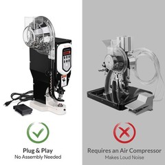 Yescom 750W Electric Grommet Press Machine Plug-and-play Eyelet Hole Punch Tool