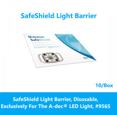 SafeShield Light Barrier, Disosable, Exclusively For The A-dec® LED Light, 10/Bx