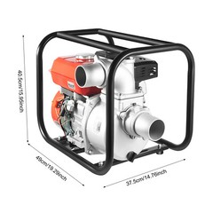 3″ Semi Trash Gas Water Pump Garden Water Transfer Irrigation Pump 60m³/h 7.5HP
