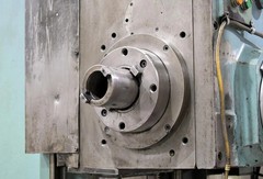 4″ NOMURA P-100WP TABLE TYPE HORIZONTAL BORING MILL. STOCK # 0755926