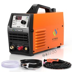 Portable HITBOX HBC5500 Plasma Cutter Orange UNT Pilot Arc Dual 110/220V IGBT