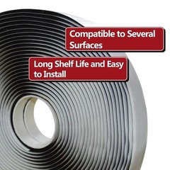 LLPT Butyl Seal Putty Tape White 1 Inch x 33 Feet for Leak Proof RV Repair Windo
