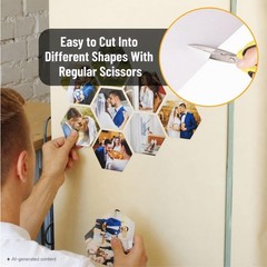 Customizable 8″ x 10″ Adhesive Magnetic Sheets – 4 Pack for Unlimited Creativity