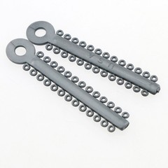 USA 1040Pcs/Bag Dental Orthodontic Ligature Ties Brackets Elastic Rubber Bands