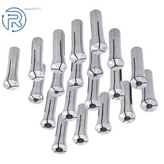 Metric R8 Collet Set 1mm to 20mm 20 Pcs Set High Precison for Milling