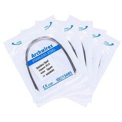 100×Dental Orthodontic Stainless Steel Round Arch Wires Square Form 014 Upper