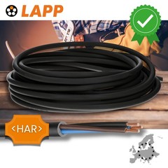 10 meter lap cable 1600251 h05rn-f 2×1 mm² copper connection cable strand rubber