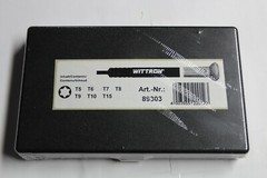 WITTE Wittron Precision TORX Screwdriver Set T5 T6 T7 T8 T9 T10 T15 GERMANY 7pcs